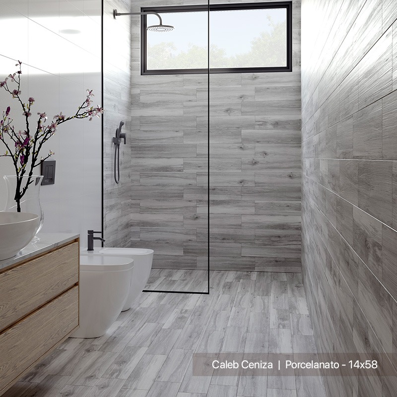 Caleb Ceniza Porcelanato Madera